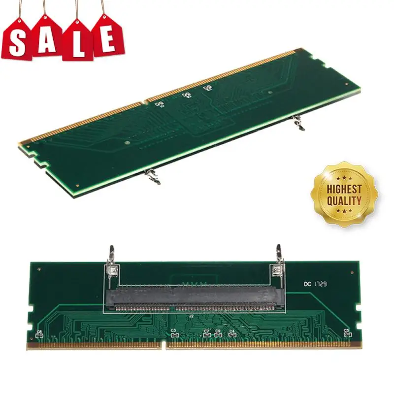 Адаптер Къса памет карта за лаптоп с 200-контактна вградена памет за настолен компютър DDR3 адаптер Практичен здрав преносим конектор