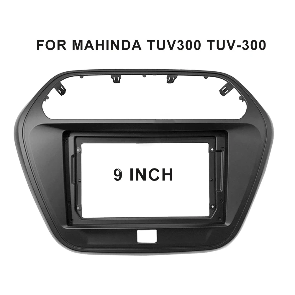 9 инча 1 din Радио Аудио Рамка Первази За Mahindra TUV-300 TUV300 2015-2020 Android Радиото в автомобила Dask Комплект Монтажна Панел на устройството