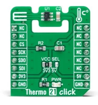 Сензор за температура MIKROE-4879 Thermo 21 Click ADT7301