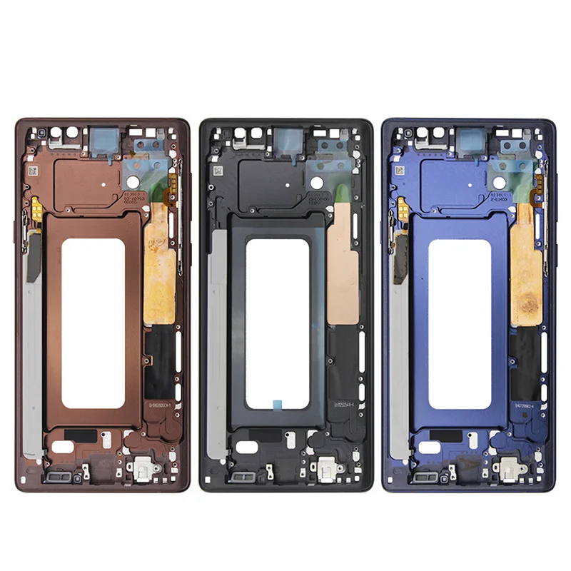Средната Рамка за Samsung Galaxy Note 9 N960 Bezel Камерата LCD-дисплей, който Поддържа притежателя на Средната Линия на Шасито Замяна Ремонт на Дубликат Част
