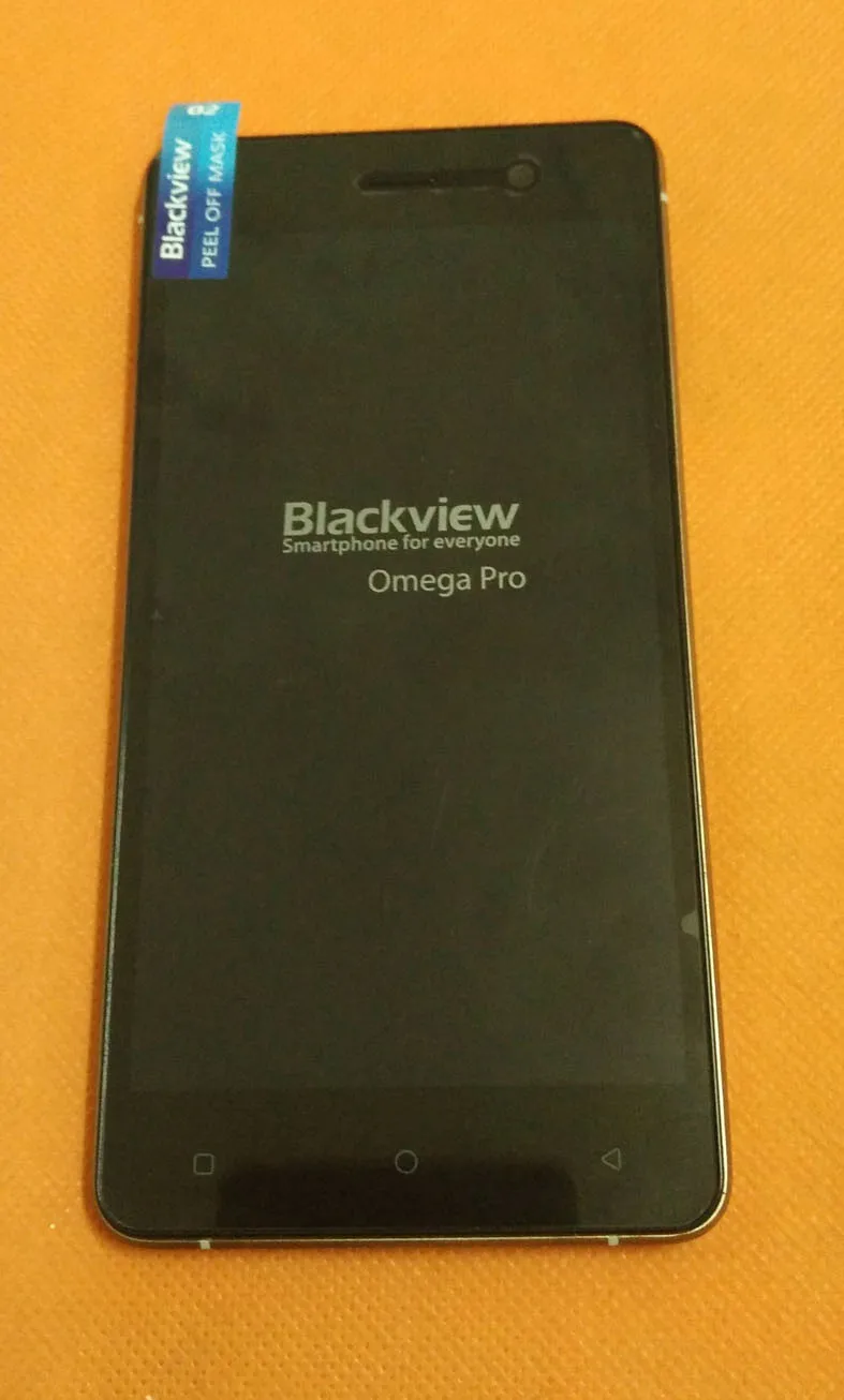 Употребявани Оригинални LCD дисплей + Тъч Екран + Рамка За Blackview Omega Pro MTK6753 Octa Core 5.0 